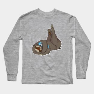 Sleepy Sloth Timeout Error Long Sleeve T-Shirt